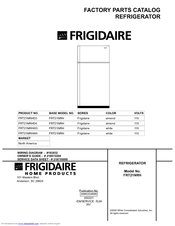 Frigidaire FRT21NRHW4 Factory Parts Catalog