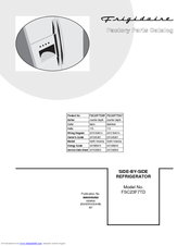 Frigidaire FSC23F7TDB7 Factory Parts Catalog
