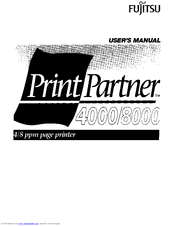 Fujitsu PrintPartner 8000 User Manual