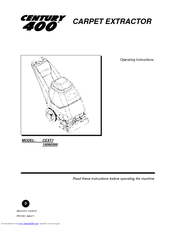 Century 400 10080360 Operating Instructions Manual