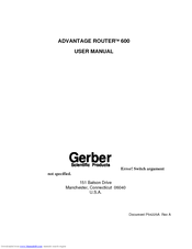 Gerber AR600 User Manual