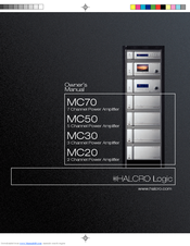 Halcro MC70 Owner's Manual