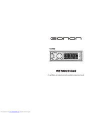 Eonon E0822 Instructions Manual
