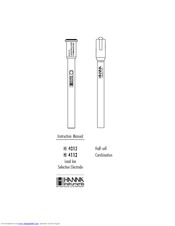 Hanna Instruments HI 4012 Instruction Manual