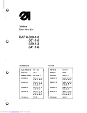 Duerkopp Adler DAP 6-301-1-6 Spare Parts