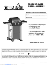 Char-Broil 463621611 Product Manual