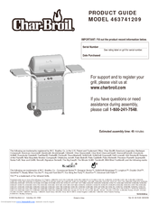 Char-Broil 463741209 Product Manual