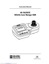 Hanna Instruments HI 96707C Instruction Manual