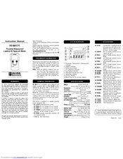 Hanna Instruments HI 99171 Instruction Manual