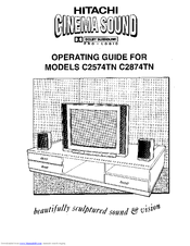 Hitachi C2874TN Instruction Manual