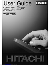 Hitachi C32W433N Instruction Manual