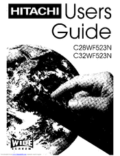 Hitachi C28WF523N Instruction Manual