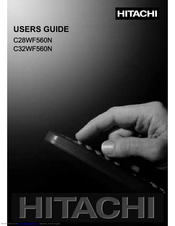 Hitachi C28WF560N Instruction Manual