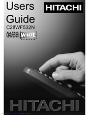 Hitachi C28WF532N Instruction Manual