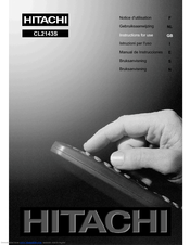 Hitachi CL2143S Instruction Manual