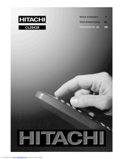 Hitachi CL2843S Instruction Manual