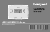 Honeywell RTH2300 series Operating Manual