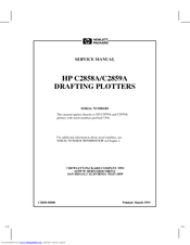 HP C2858A Service Manual