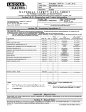 Lincoln Electric Innershield NR-212 Datasheet