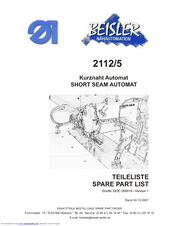 Beisler 2112/5 Spare Parts