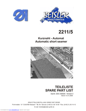 Beisler 2211/5 Spare Parts