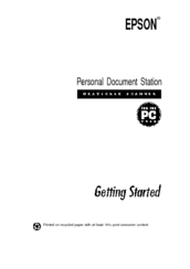 Epson Personal Document Station Getting Started Manual