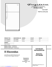 Frigidaire FRT18P6BSB0 Factory Parts Catalog