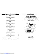 Hanna Instruments HI 4522 Instruction Manual