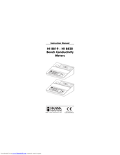 Hanna Instruments HI 8820 Instruction Manual