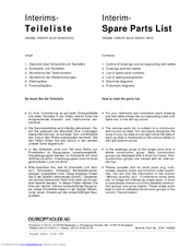 Duerkopp Adler 743-461-22 Spare Parts