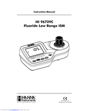 Hanna Instruments HI 96729C Instruction Manual