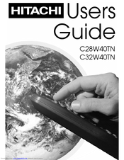 Hitachi C32W40TN User Manual