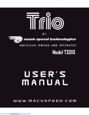 Mach Speed Technologies TRIO T3010 User Manual