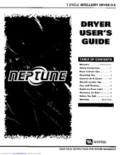Maytag Neptune MD3000 User Manual