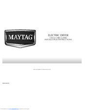 Maytag W10131619A Use & Care Manual
