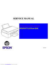 Epson Stylus Scan 2500 Service Manual