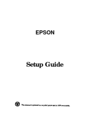 Epson Endeavor WG Setup Manual