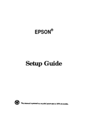 Epson Progression 4 Setup Manual