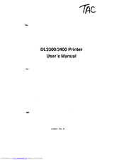 Fujitsu DL3400 User Manual