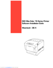 Gcc Technologies Elite Color 16 series Software Installation Manual