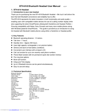 Globalsat BTH-818 User Manual