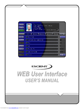 Escient Web User Interface User Manual