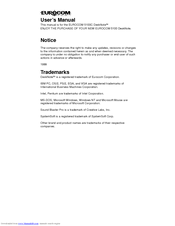 Eurocom 5100-C DeskNote Lite User Manual