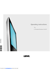 Loewe 67444 Series Operating Instructions Manual