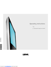 Loewe LOEWE Operating Instructions Manual