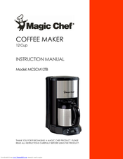 Magic Chef MCSCM12TB Instruction Manual