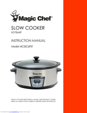 Magic Chef MCSSC6PST Instruction Manual