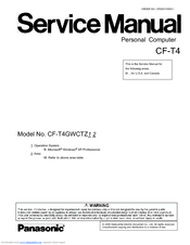 Panasonic CF-T4GWCTZ2 Service Manual