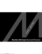 Meridian Meridian 565 User Manual