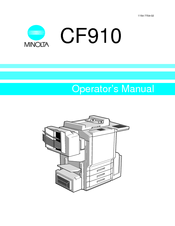 Minolta CF910 Operator's Manual